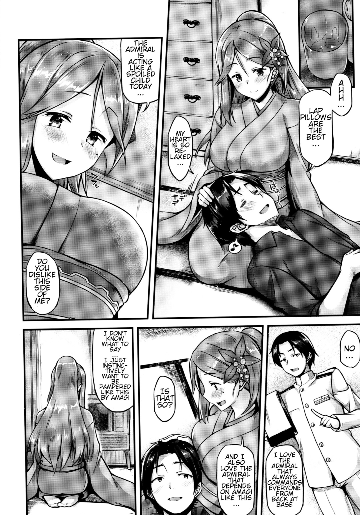 Hentai Manga Comic-I Want To Flirt With Amagi!!-Read-4